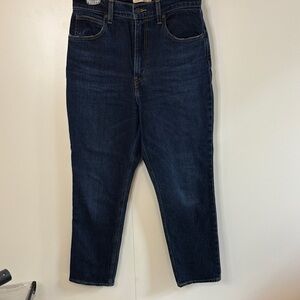 Levi's Women's 70’s High Slim Straight Dark Blue Jeans